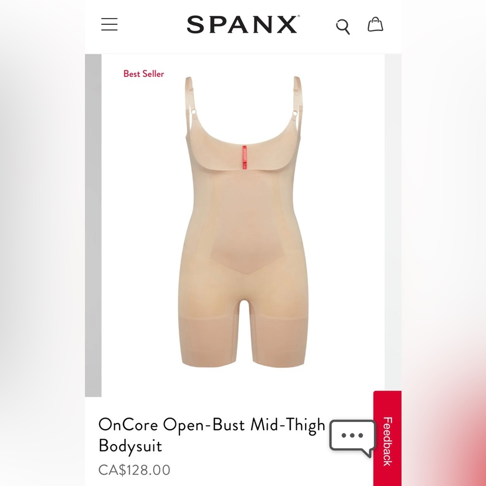 OnCore Open Bust Spanx